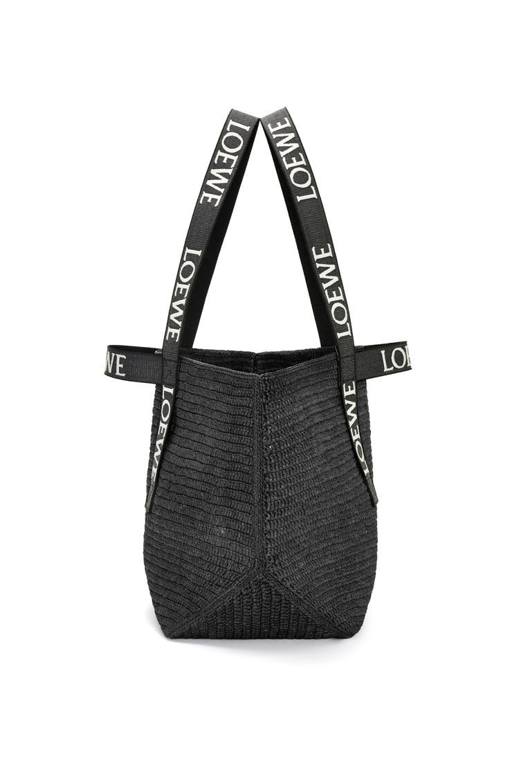 Fold Shopper in raffia