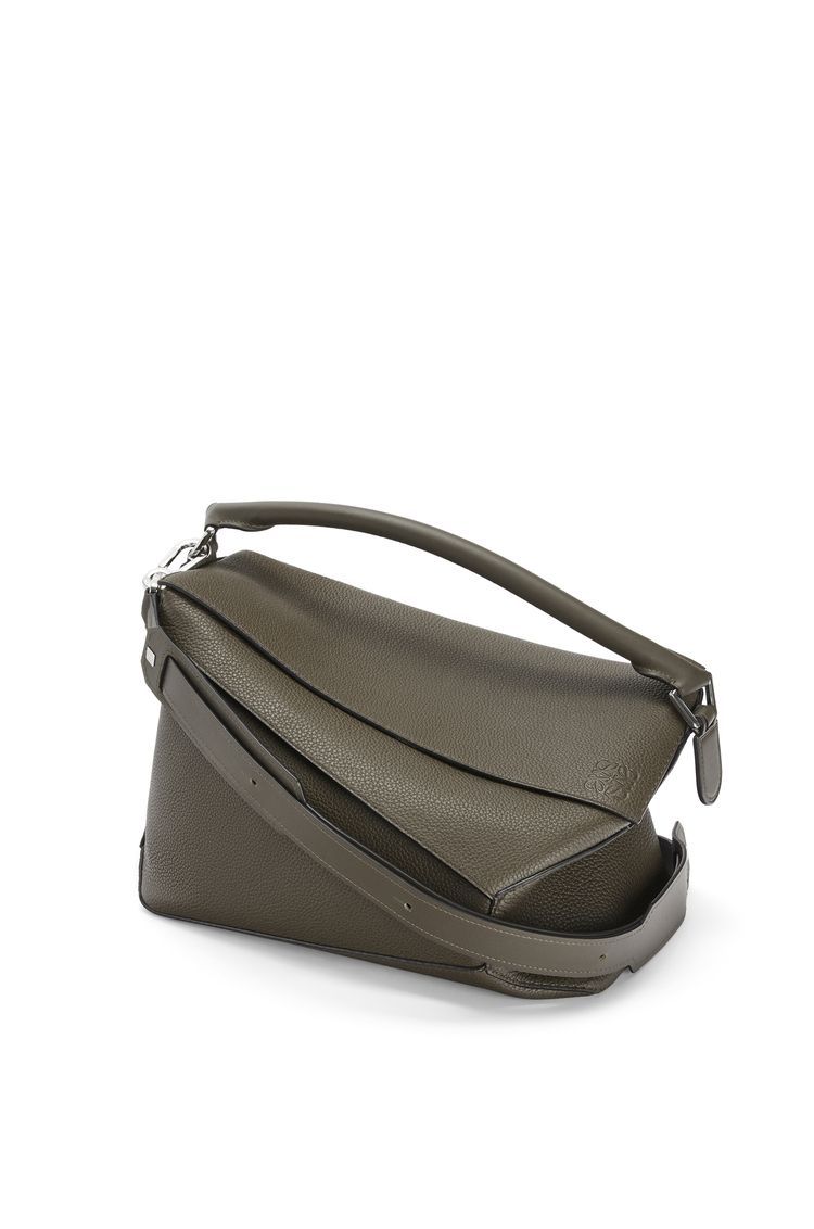 Large Puzzle bag in grained calfskin