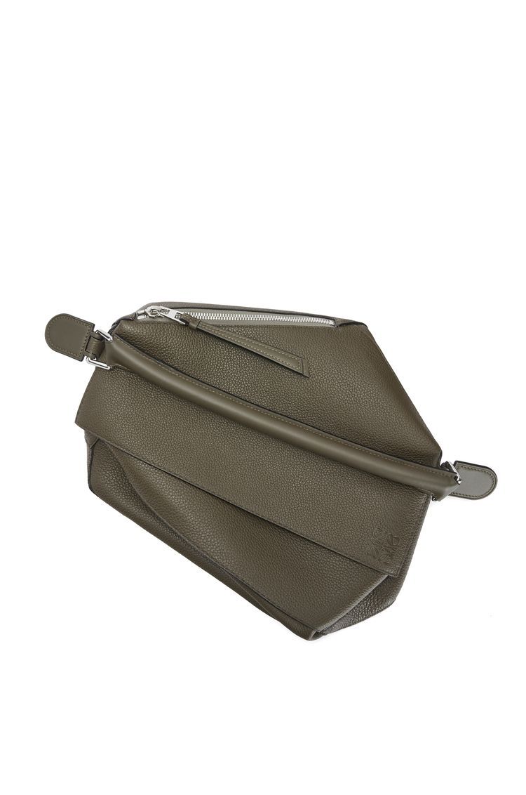 Large Puzzle bag in grained calfskin