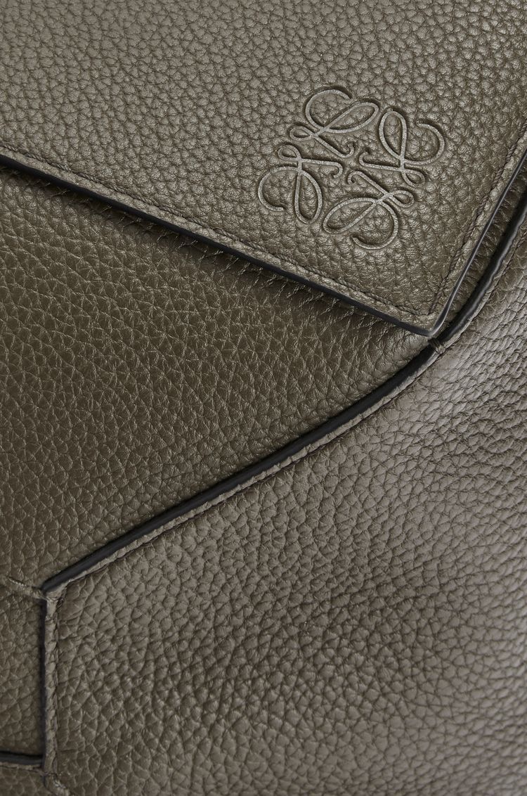 Large Puzzle bag in grained calfskin