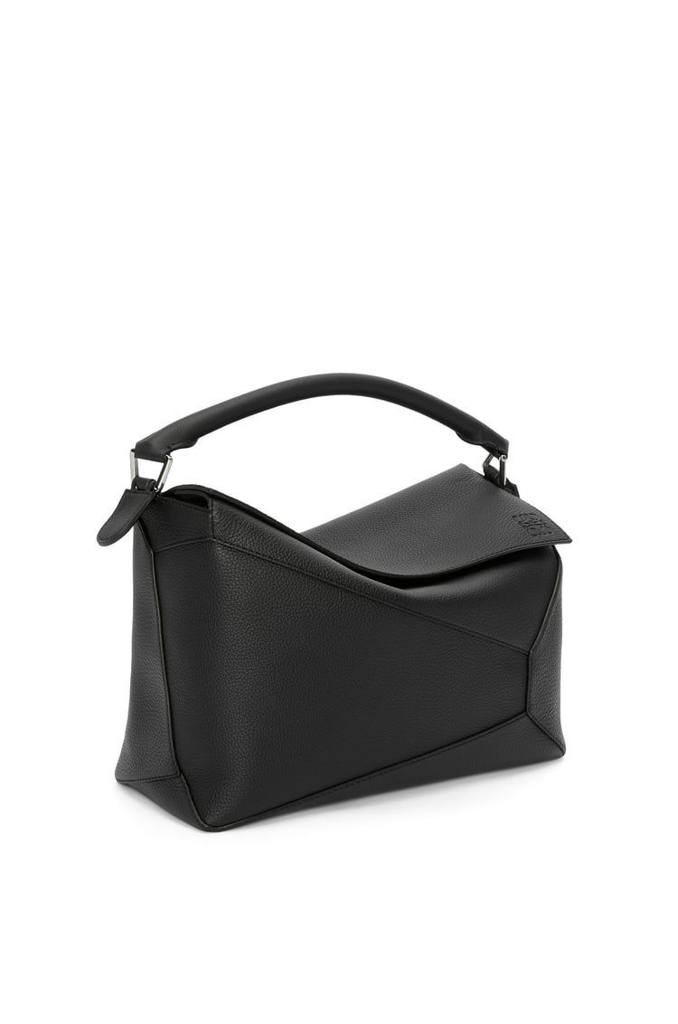 Large Puzzle bag in grained calfskin