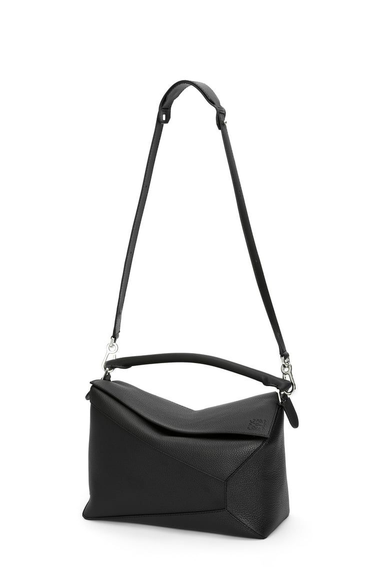 Large Puzzle bag in grained calfskin