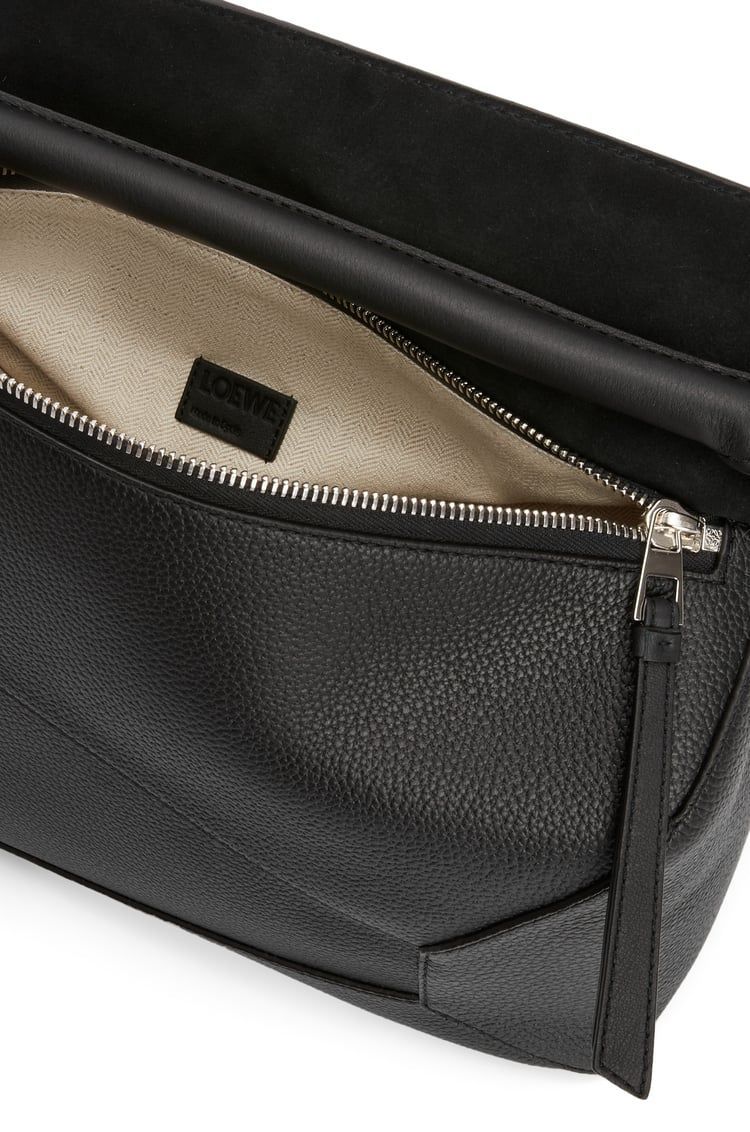 Large Puzzle bag in grained calfskin