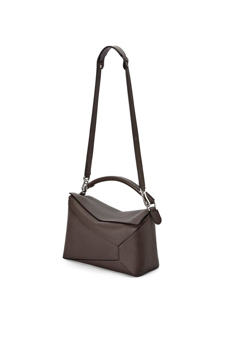 Large Puzzle bag in grained calfskin