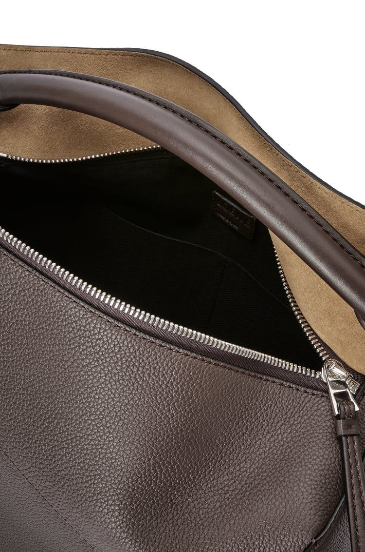 Large Puzzle bag in grained calfskin