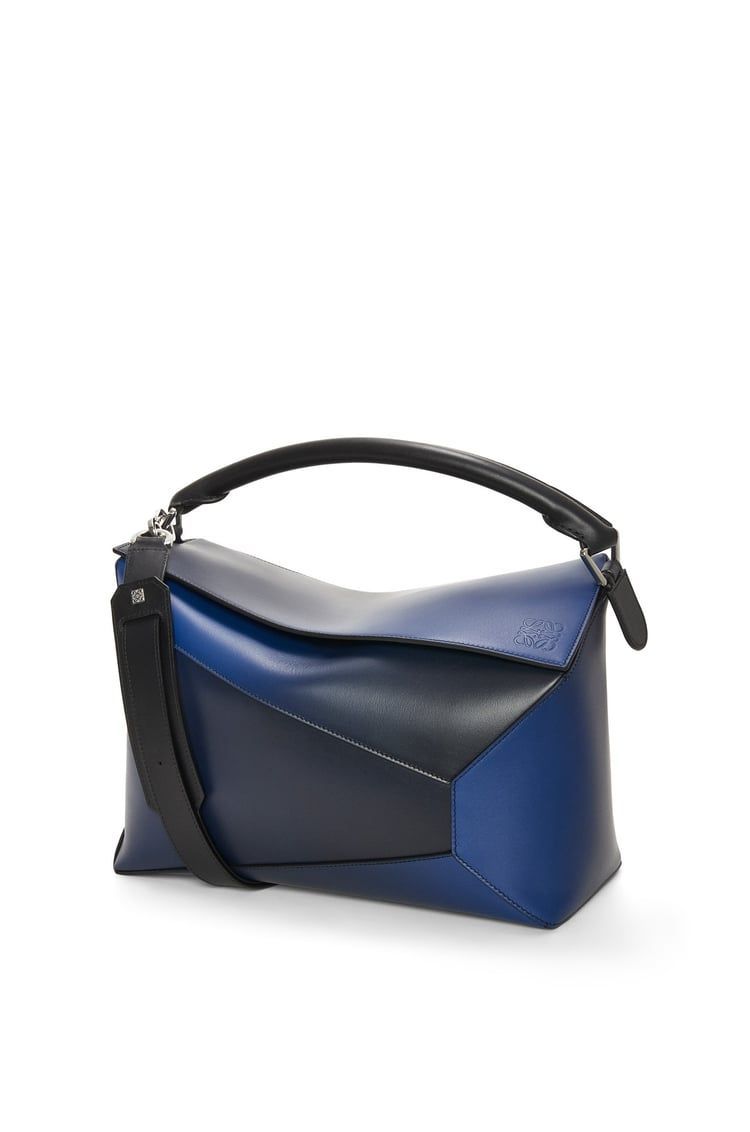 Large Puzzle bag in silk calfskin