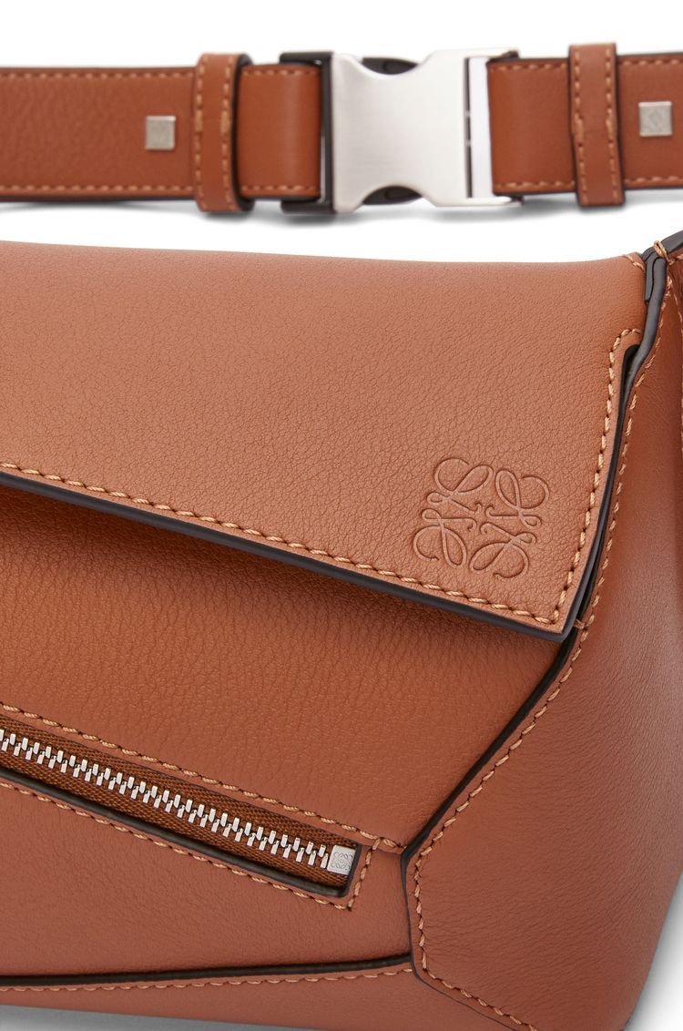 Mini Puzzle Bumbag in classic calfskin