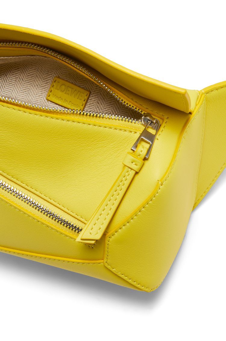 Mini Puzzle Bumbag in classic calfskin