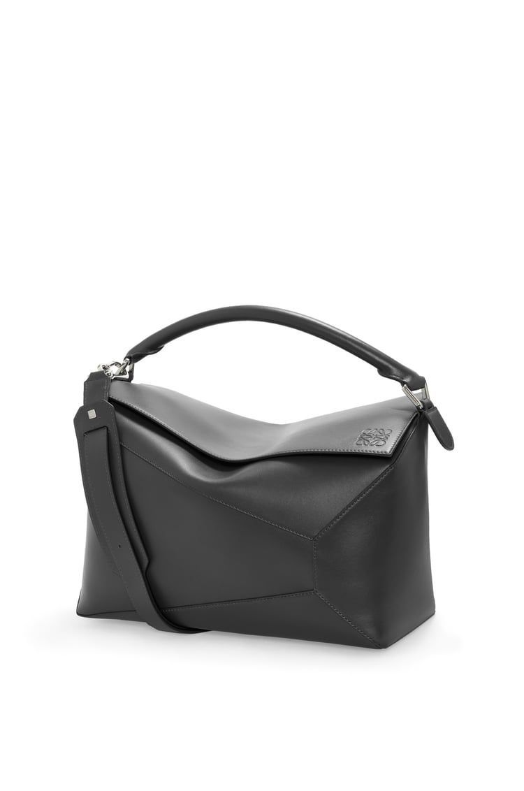 Large Puzzle bag in shiny calfskin
