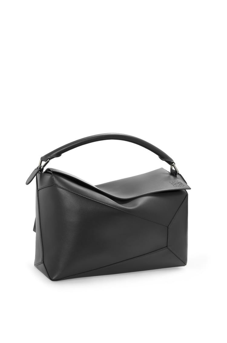 Large Puzzle bag in shiny calfskin