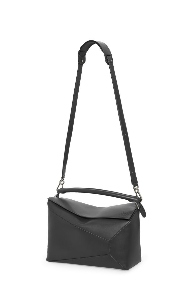 Large Puzzle bag in shiny calfskin