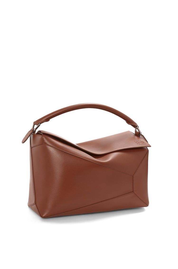 Large Puzzle bag in shiny calfskin