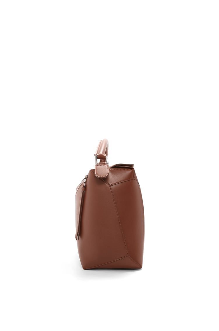 Large Puzzle bag in shiny calfskin