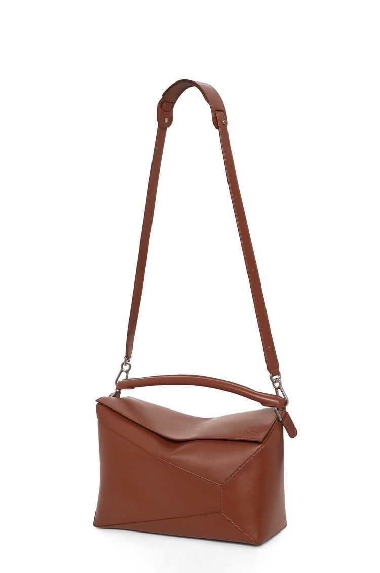 Large Puzzle bag in shiny calfskin