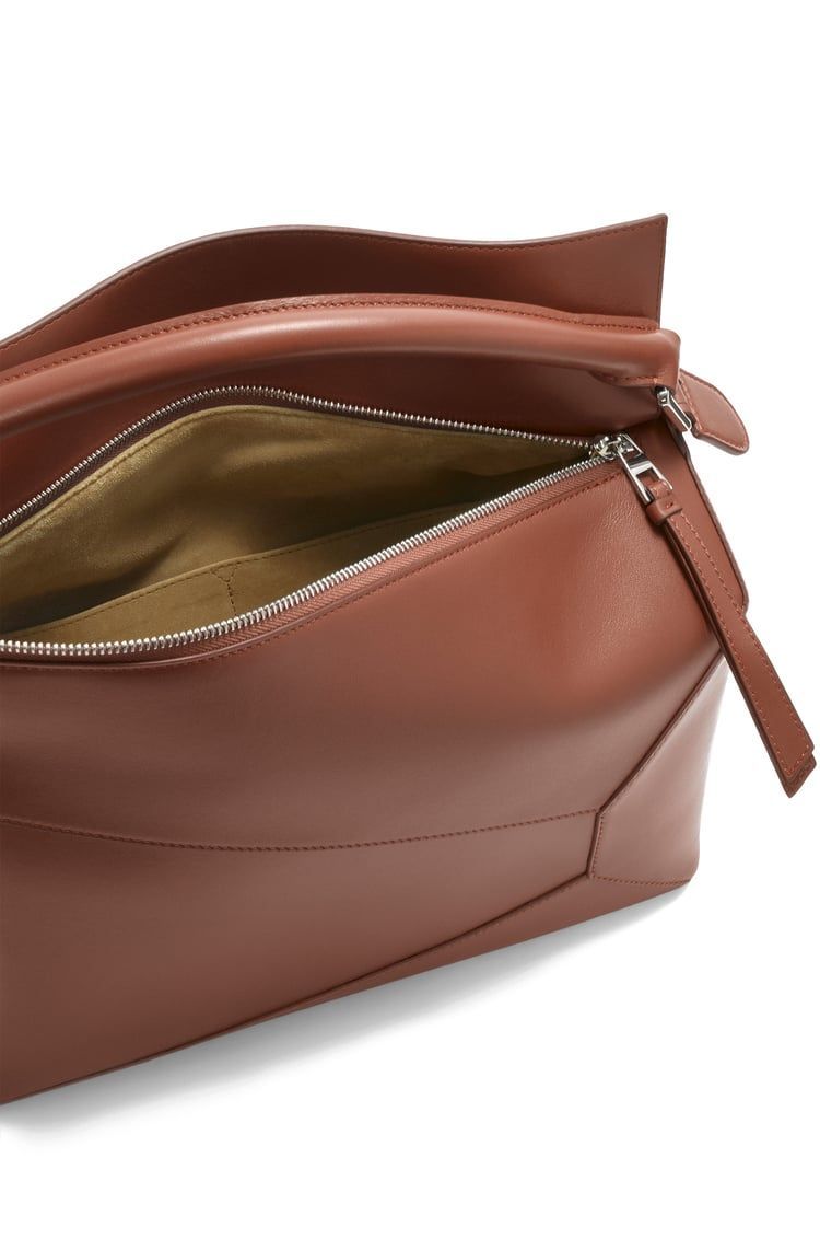 Large Puzzle bag in shiny calfskin