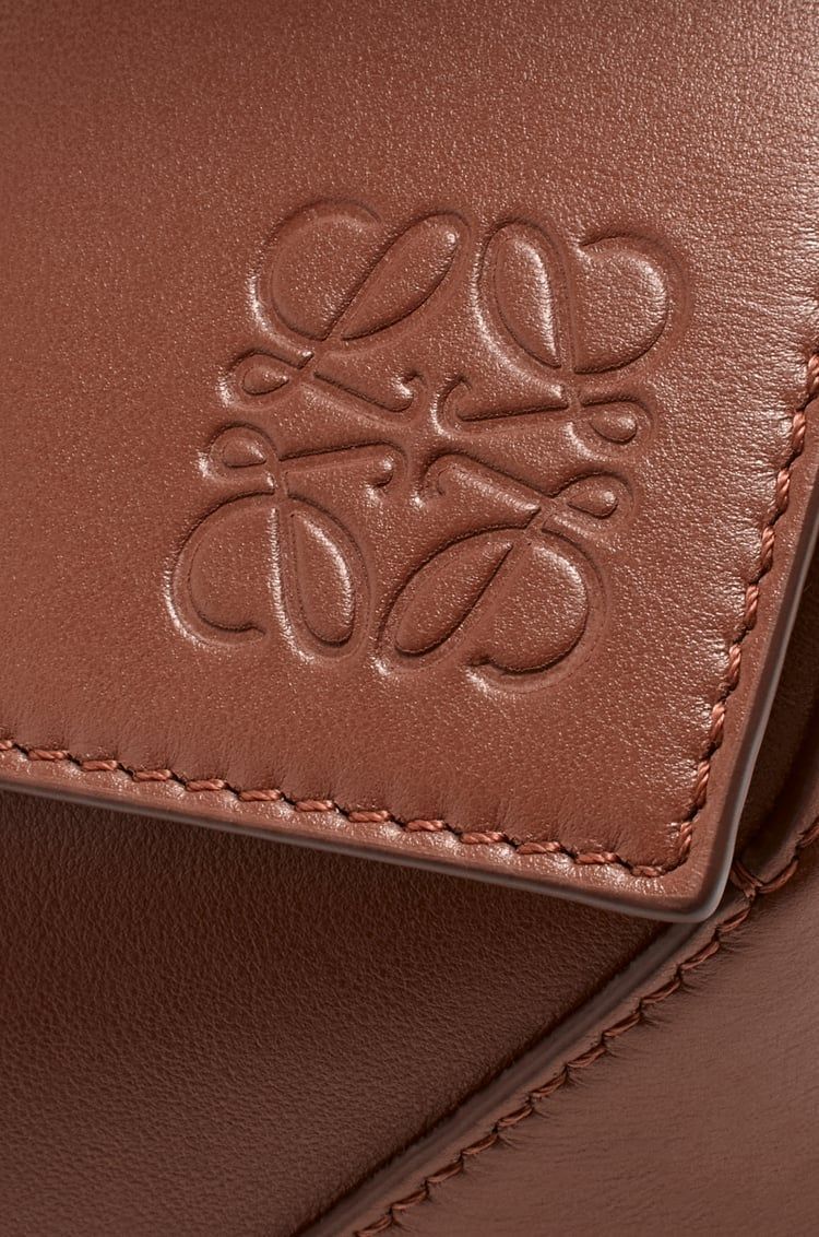 Large Puzzle bag in shiny calfskin
