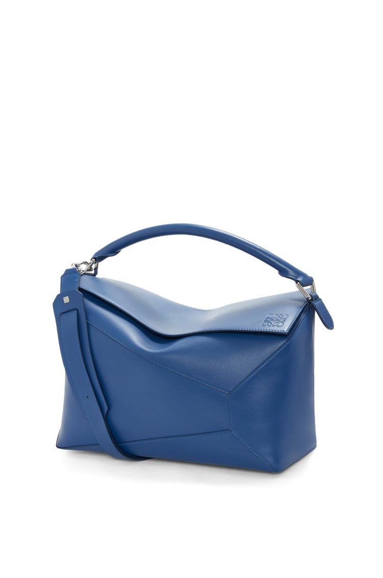 Large Puzzle bag in shiny calfskin
