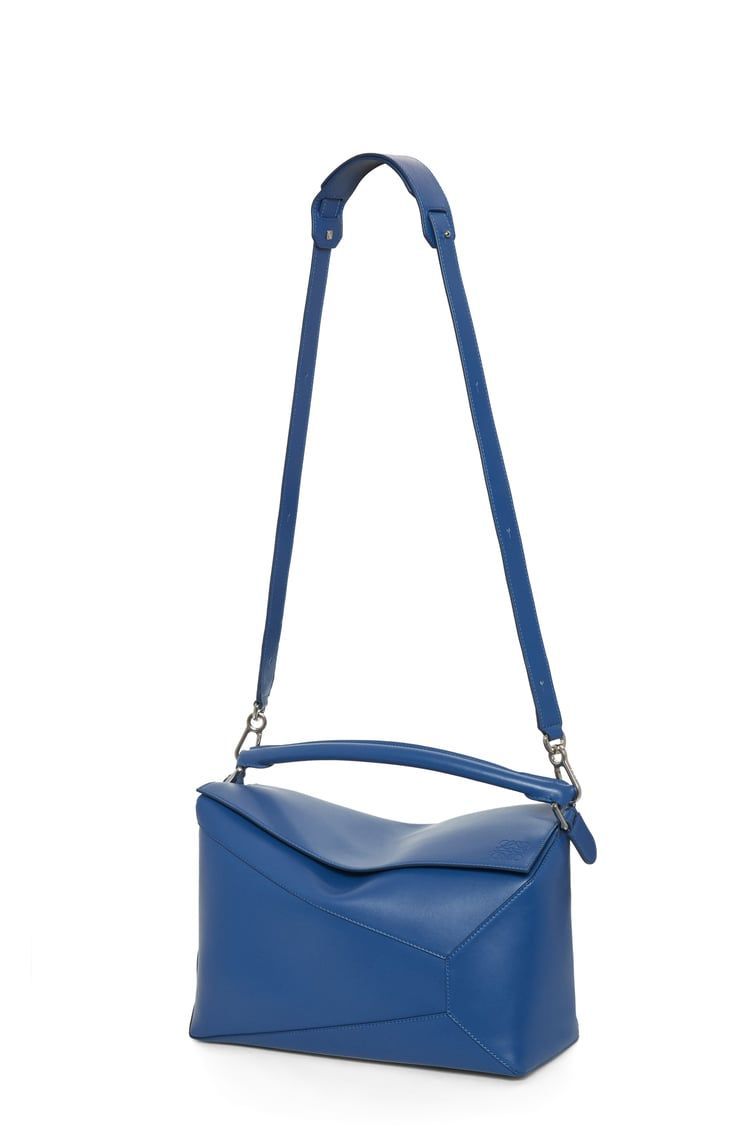 Large Puzzle bag in shiny calfskin