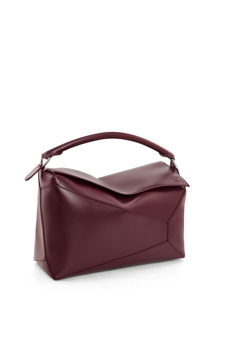 Large Puzzle bag in shiny calfskin
