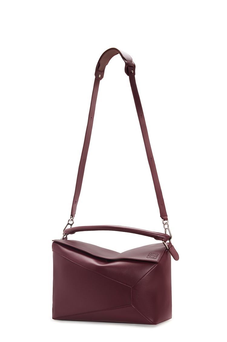 Large Puzzle bag in shiny calfskin