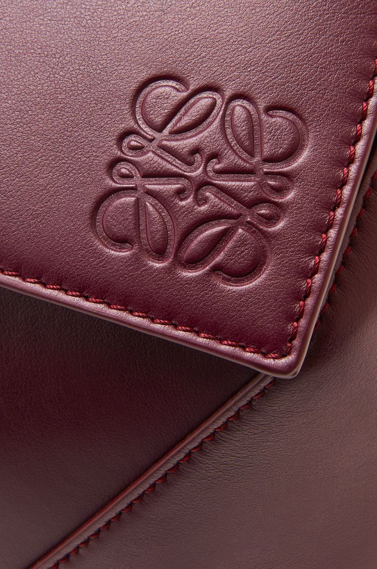 Large Puzzle bag in shiny calfskin