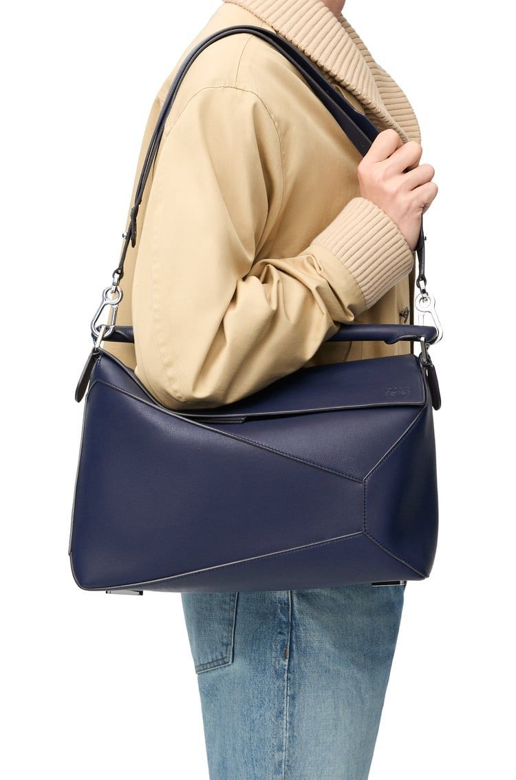 Large Puzzle bag in classic calfskin