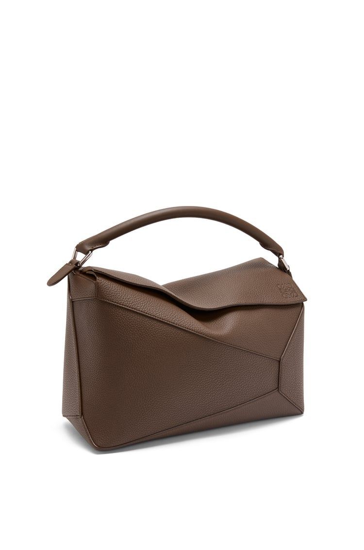 Large Puzzle bag in grained calfskin