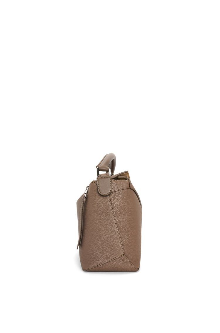 Puzzle bag in grained calfskin
