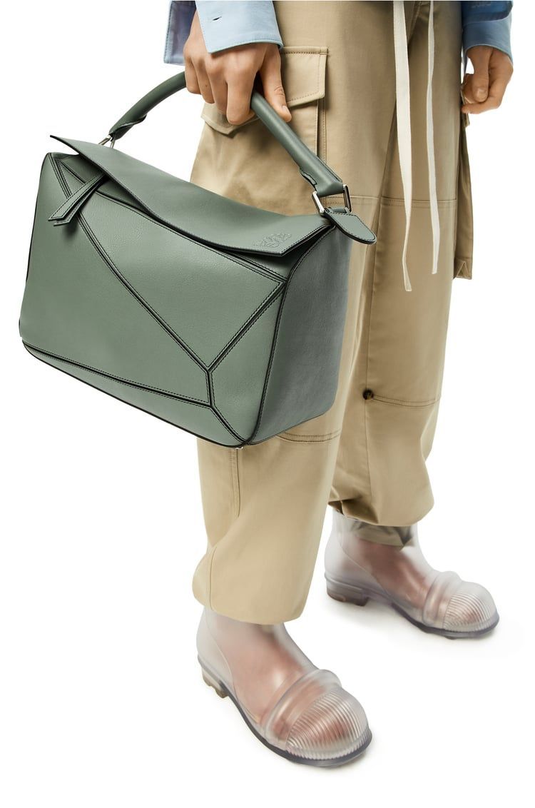 Large Puzzle bag in classic calfskin