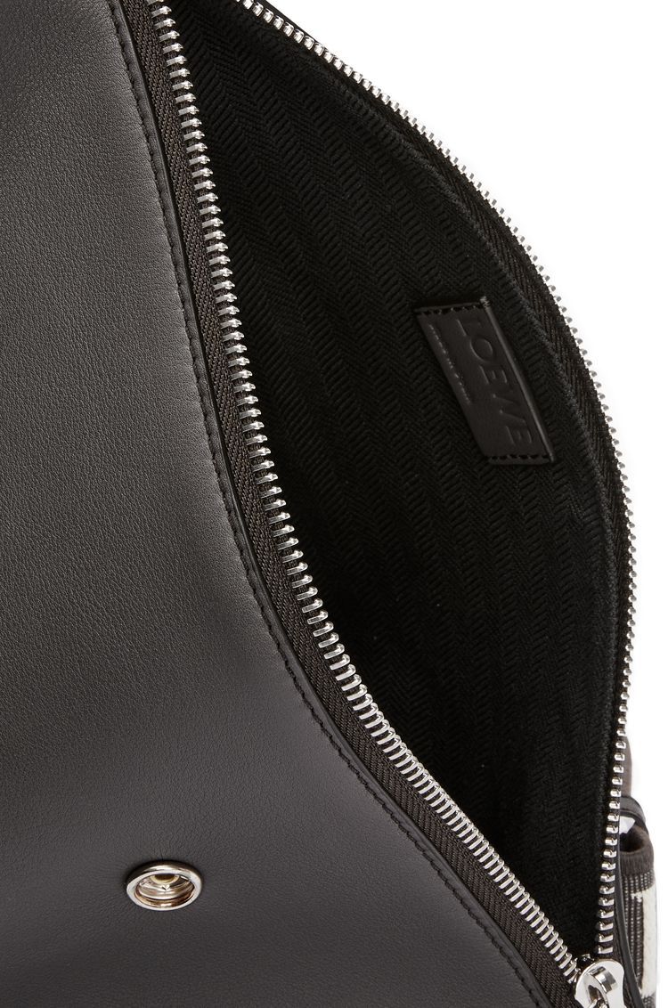 Anton Sling in supple smooth calf and jacquard