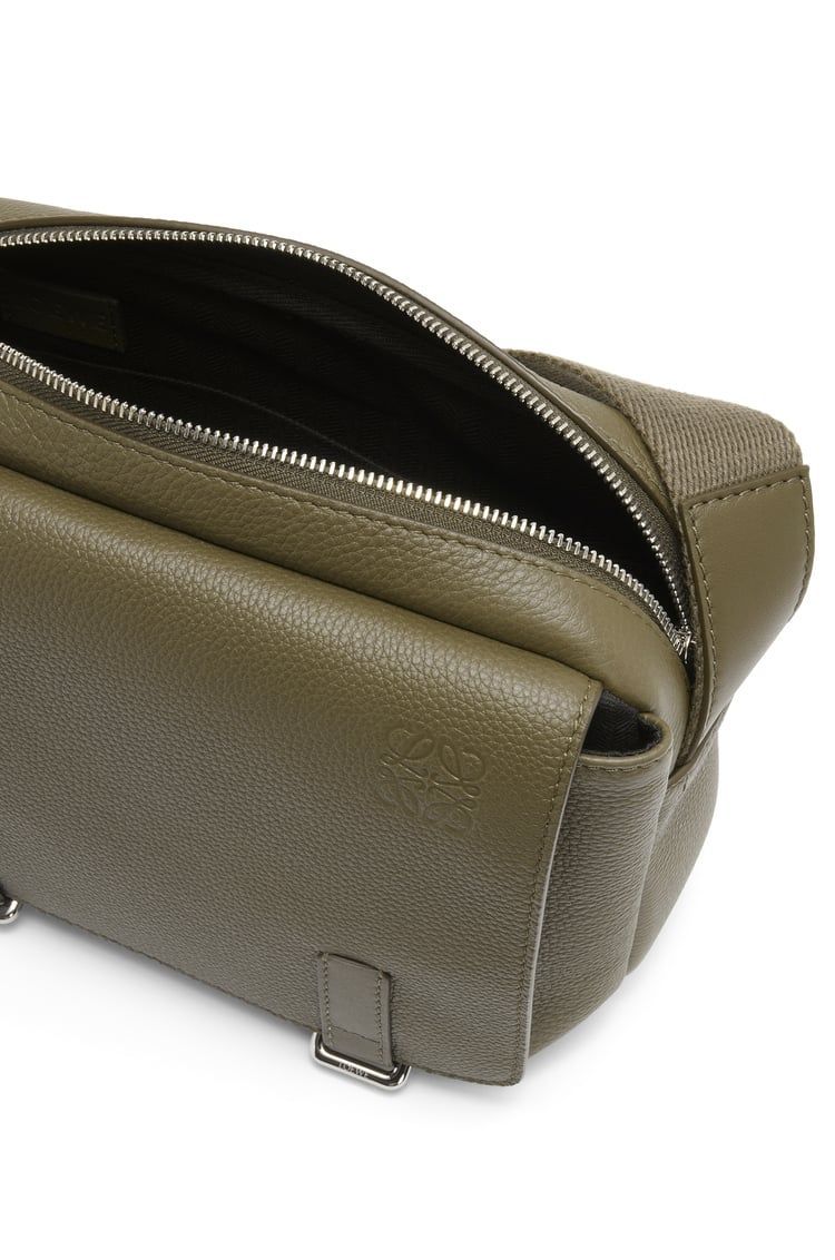 XS Military messenger bag in soft grained calfskin