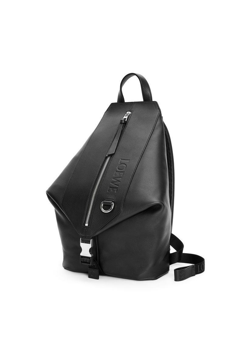 Small Convertible backpack in classic calfskin