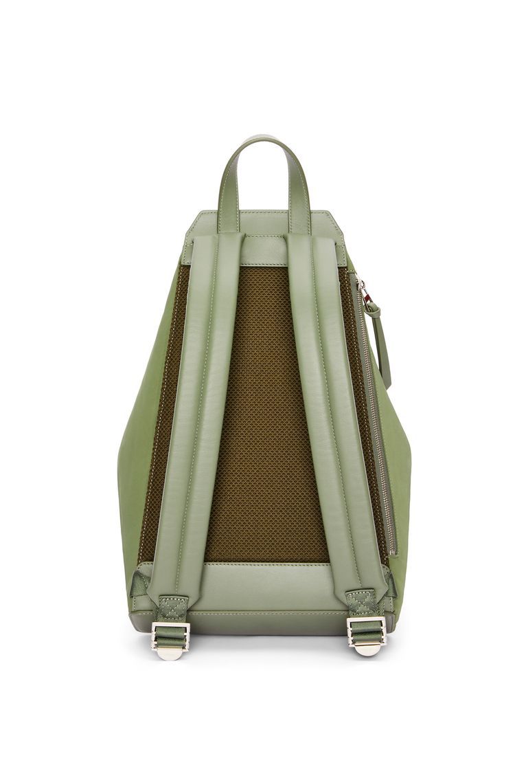 Small Convertible backpack in nylon and calfskin