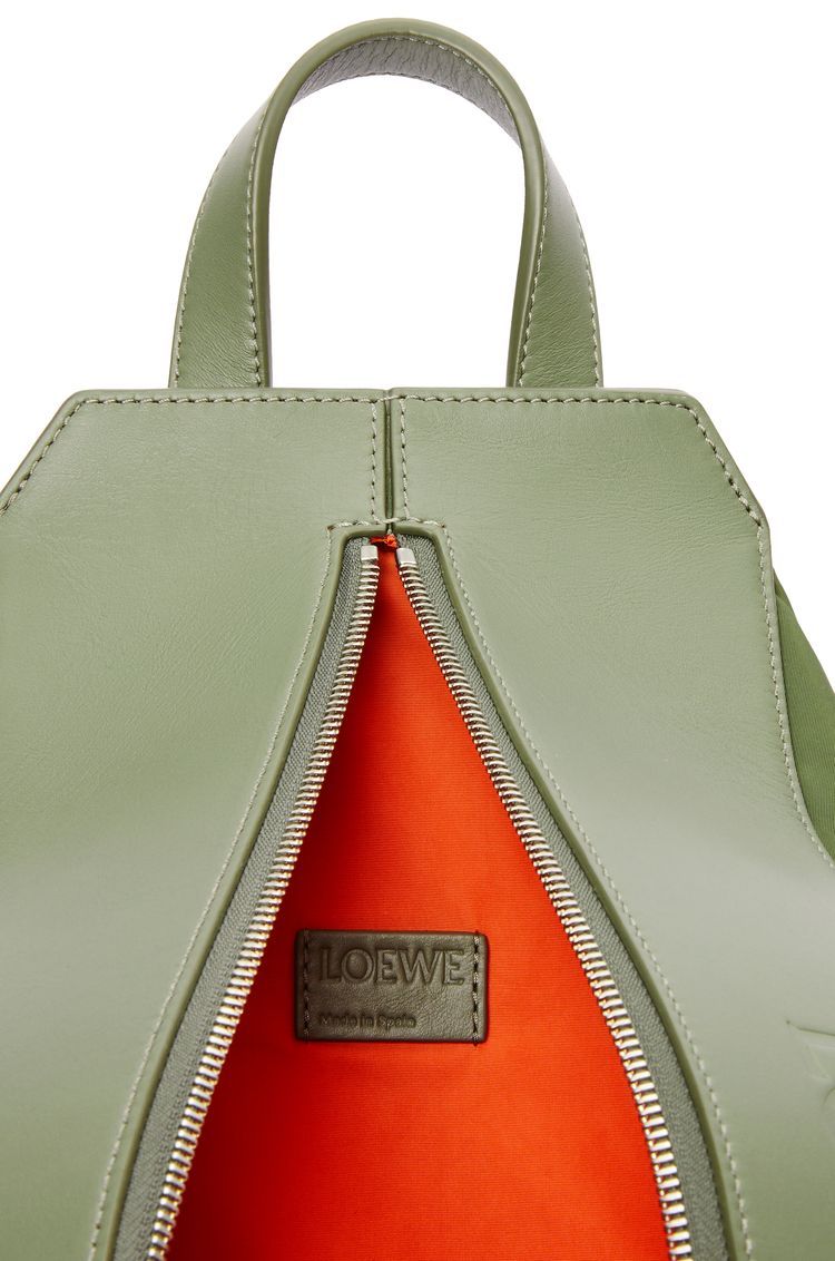 Small Convertible backpack in nylon and calfskin