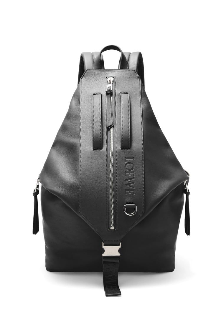 Convertible backpack in classic calfskin