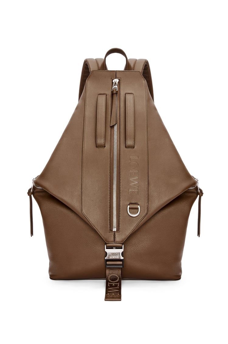 Convertible backpack in classic calfskin