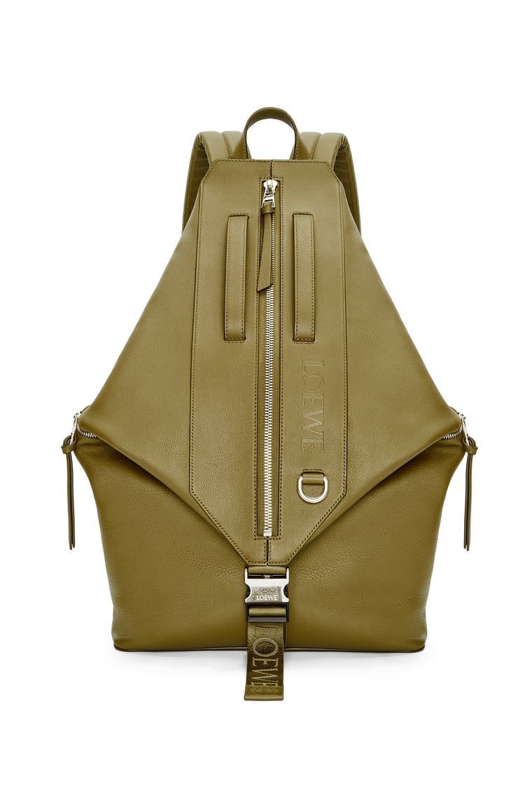 Convertible backpack in classic calfskin