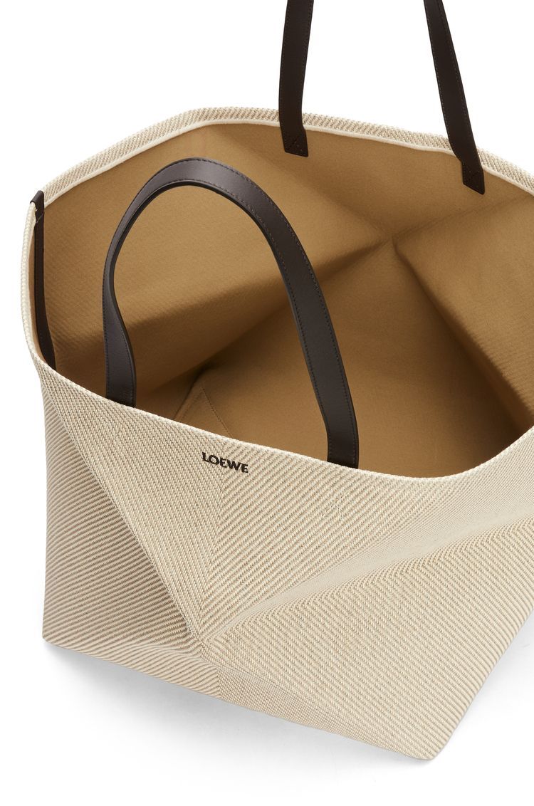 XXL Puzzle Fold Tote in jacquard