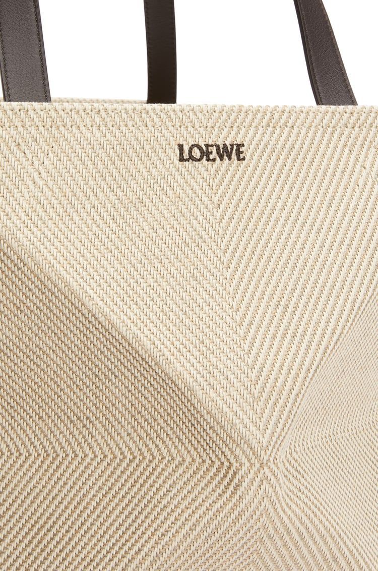 XXL Puzzle Fold Tote in jacquard