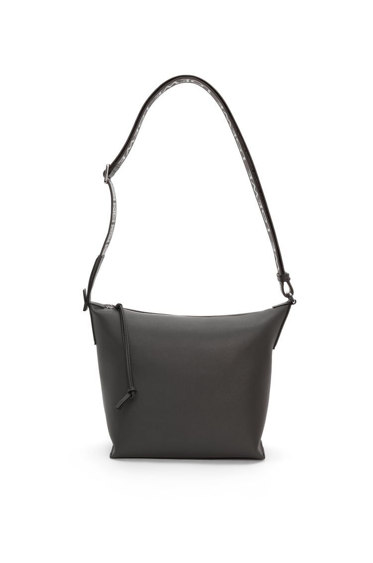 Small Cubi Crossbody bag in supple smooth calfskin and jacquard
