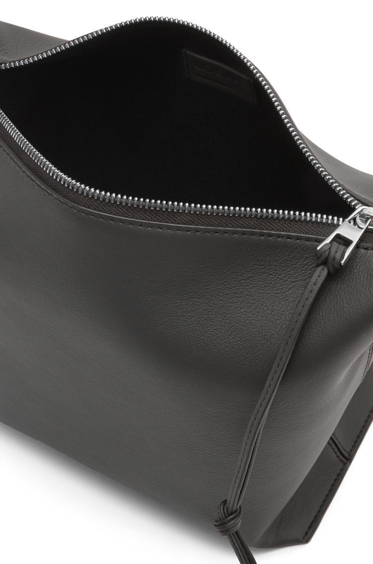 Small Cubi Crossbody bag in supple smooth calfskin and jacquard