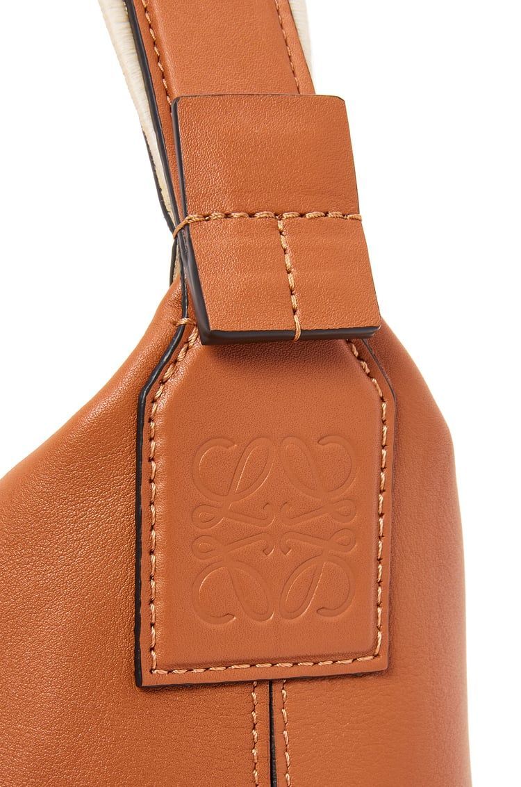 Small Cubi Crossbody bag in supple smooth calfskin and jacquard