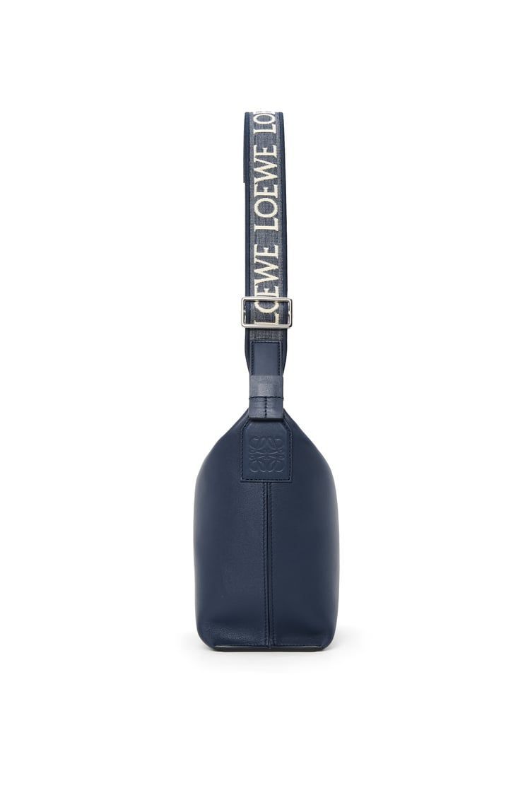 Small Cubi Crossbody bag in supple smooth calfskin and jacquard