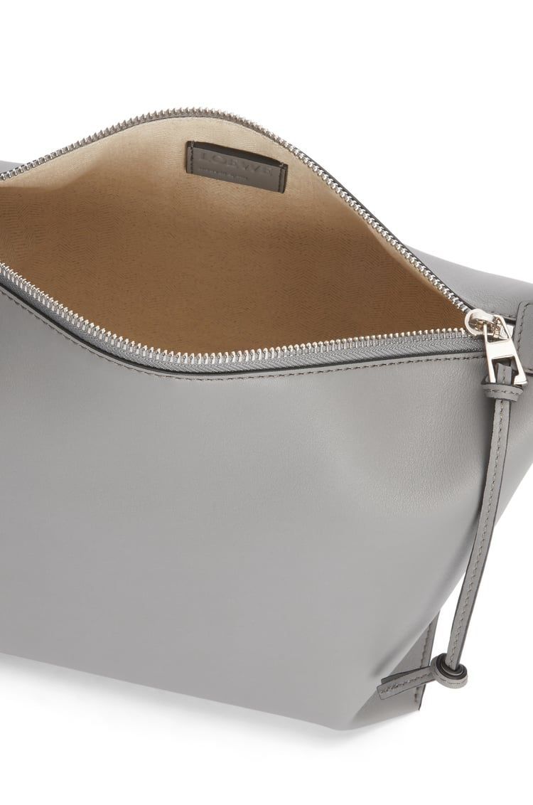 Small Cubi Crossbody bag in supple smooth calfskin and jacquard