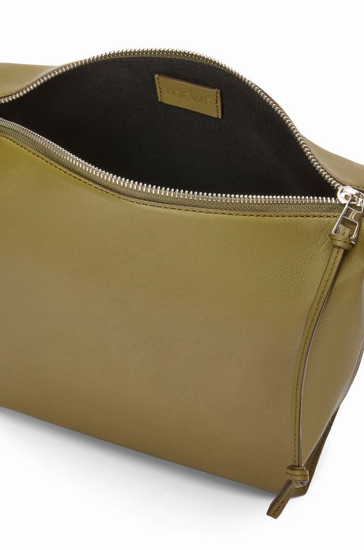 Small Cubi Crossbody bag in supple smooth calfskin and jacquard