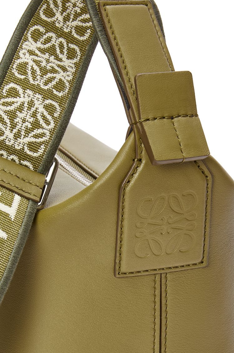 Small Cubi Crossbody bag in supple smooth calfskin and jacquard