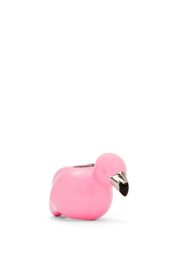 Flamingo dice in brass