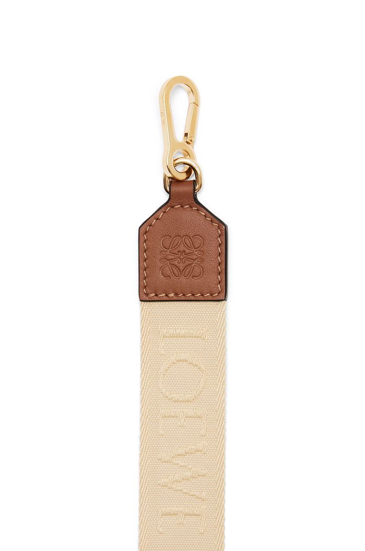 LOEWE strap in cotton and calfskin