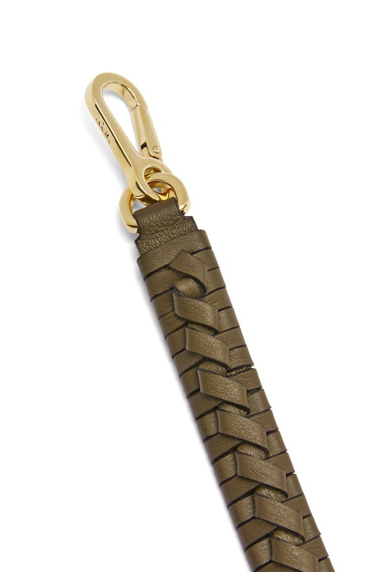 Woven spiral strap in classic calfskin