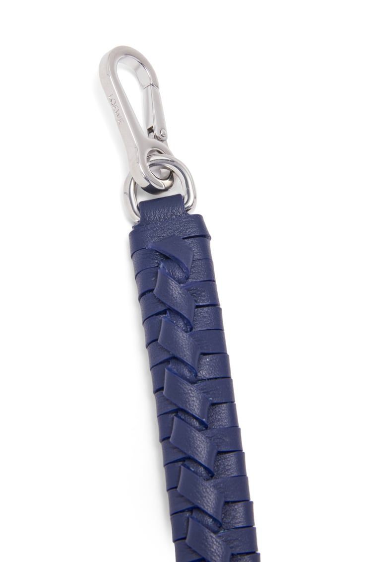 Woven spiral strap in classic calfskin